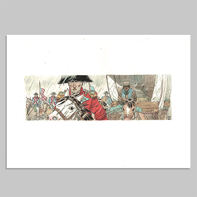 Commission, Indians ! L'ombre noire de l'homme blanc, Jef, William Henry Harrison prepares for the Battle of Tippecanoe